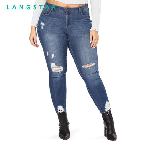 women's jeans langstar plus size high rise ripped fashion women skinny zipper pockets pencil pants denim jean pant female trousers, Blue
women's jeans langstar plus size high rise ripped fashion women skinny zipper pockets pencil pants denim jean pant female trousers, Blue