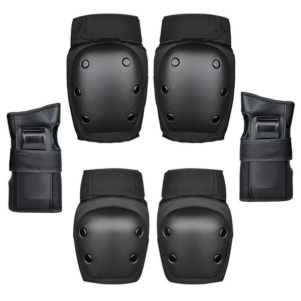 pieces pads elbow wrist knee pad for outdoor sports protective kit inline speed skating racing cycling skateboard s m l 400g &, Black;gray
pieces pads elbow wrist knee pad for outdoor sports protective kit inline speed skating racing cycling skateboard s m l 400g &, Black;gray