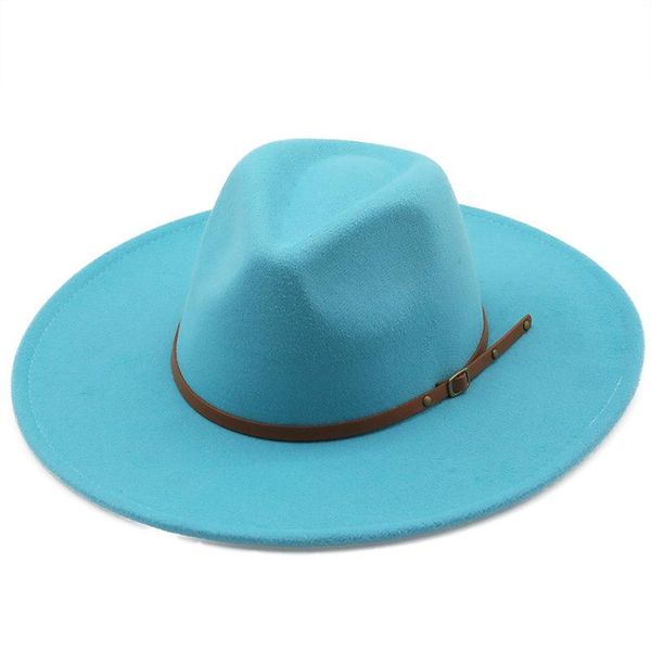 wide brim hats classic panama style handmade fedora hat women 9.5cm winter autumn casual jazz cap trilby wholesale, Blue;gray
wide brim hats classic panama style handmade fedora hat women 9.5cm winter autumn casual jazz cap trilby wholesale, Blue;gray
