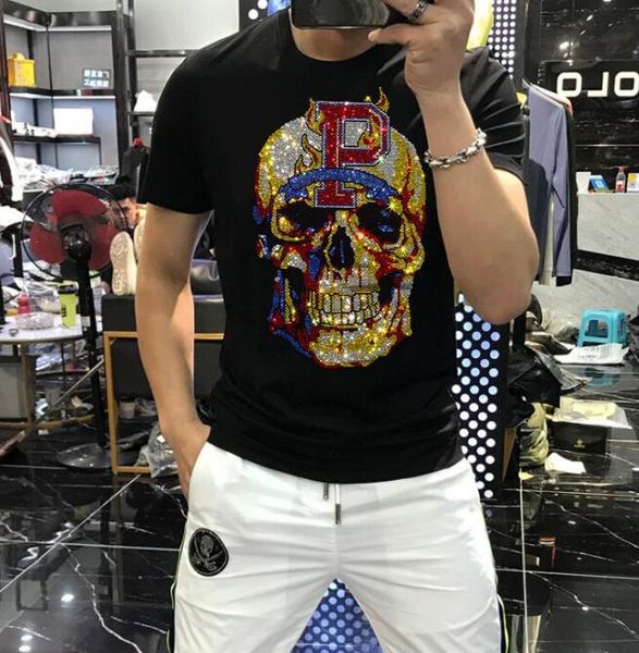 2022 new summer new rhinestones t shirt men streetwear fashion slim good quality cotton o neck short sleeve tshirt plus size 4xl 038, White;black
2022 new summer new rhinestones t shirt men streetwear fashion slim good quality cotton o neck short sleeve tshirt plus size 4xl 038, White;black