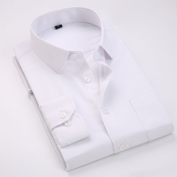 men's dress shirts comfortable business solid plain long sleeve square collar regular fit male social shirt sg9h, White;black
men's dress shirts comfortable business solid plain long sleeve square collar regular fit male social shirt sg9h, White;black