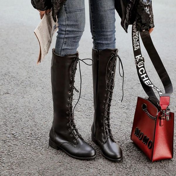 boots big size 9 10 11-15 women woman winter shoes botas willow cross binding side zipper, Black
boots big size 9 10 11-15 women woman winter shoes botas willow cross binding side zipper, Black