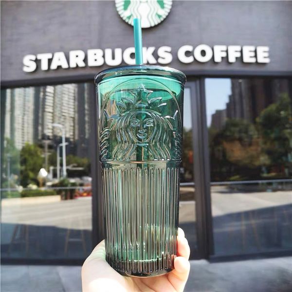 starbucks mugs 550ml dark green goddess style glass large capacity ins wind high appearance level purr straws cup
starbucks mugs 550ml dark green goddess style glass large capacity ins wind high appearance level purr straws cup