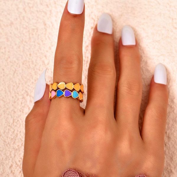 cluster rings gold color retro knuckle for women vintage geometric full hearts cute ring set party bohemian jewelry 2 pcs/set, Golden;silver
cluster rings gold color retro knuckle for women vintage geometric full hearts cute ring set party bohemian jewelry 2 pcs/set, Golden;silver