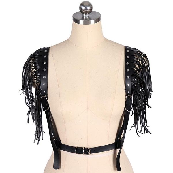 belts leather bondage harness erotic lingerie women goth open chest clothing punk body bra club costumes pole dance tassel, Black;brown
belts leather bondage harness erotic lingerie women goth open chest clothing punk body bra club costumes pole dance tassel, Black;brown