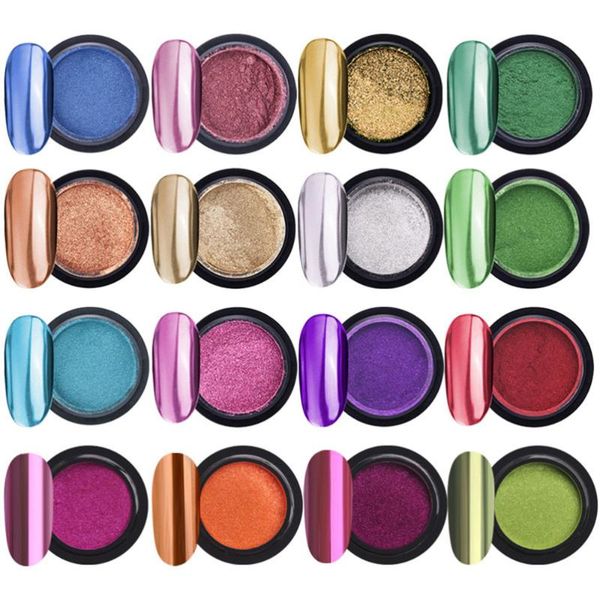 nail glitter 14 sets powder metallic art mirror effect manicure pigment with sticks, Silver;gold
nail glitter 14 sets powder metallic art mirror effect manicure pigment with sticks, Silver;gold