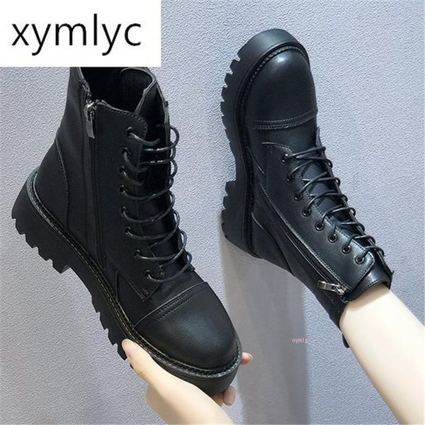boots women leather lace-up outdoor woman fashion non-slip 2021 autumn winter zapatos mujer women's, Black
boots women leather lace-up outdoor woman fashion non-slip 2021 autumn winter zapatos mujer women's, Black