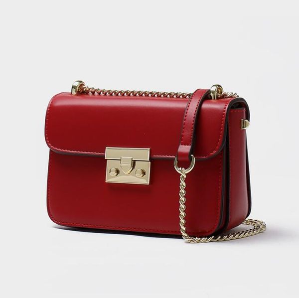 factory wholesale women bag elegant high-quality leather handbag simple square gold buckle womens handbags solid color plain leathers chain, Black;red
factory wholesale women bag elegant high-quality leather handbag simple square gold buckle womens handbags solid color plain leathers chain, Black;red
