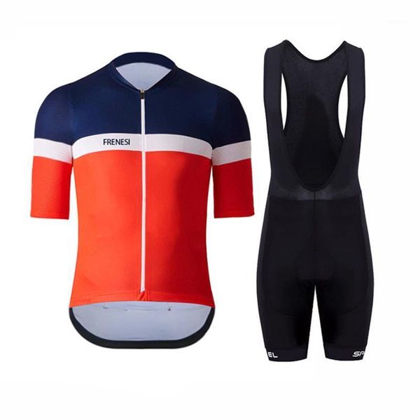 frenesi 2021 classic race fit lightweight breathable fabric ridiing jersey short sleeve road mtb cycling kit gel pad bib1, Black;blue
frenesi 2021 classic race fit lightweight breathable fabric ridiing jersey short sleeve road mtb cycling kit gel pad bib1, Black;blue