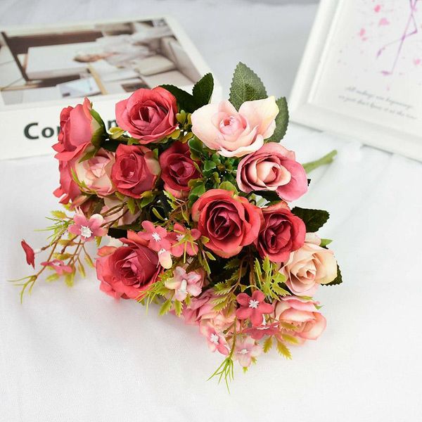 heads/1 bouqeut silk rose flower bride bouquet for wedding decoration home garden room decor small white artificial flowers decorative & wre
heads/1 bouqeut silk rose flower bride bouquet for wedding decoration home garden room decor small white artificial flowers decorative & wre