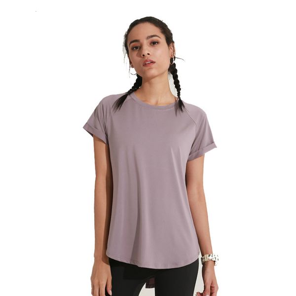 women yoga t-shirt clothing girls joggers fitns running outdoor spandex split breathable beauty back casual quick-drying short, White
women yoga t-shirt clothing girls joggers fitns running outdoor spandex split breathable beauty back casual quick-drying short, White