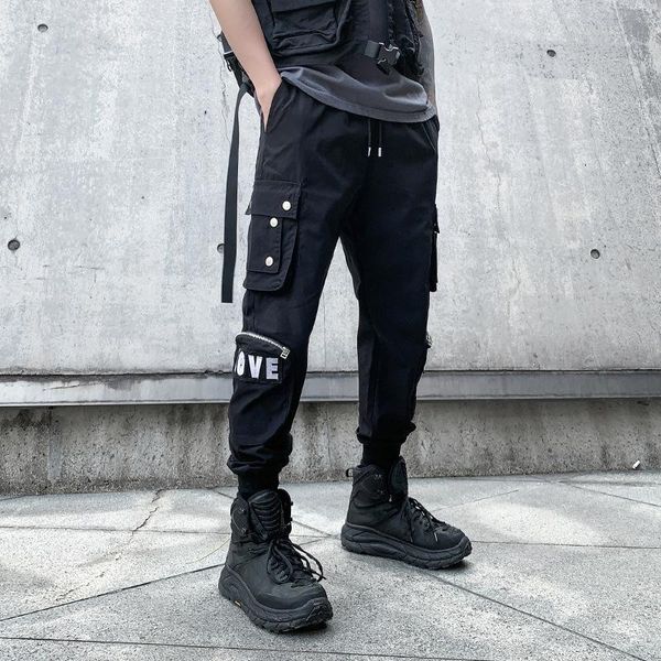 love harem joggers men cargo streetwear hip hop casual pockets track pants male harajuku fashion trousers, Black
love harem joggers men cargo streetwear hip hop casual pockets track pants male harajuku fashion trousers, Black