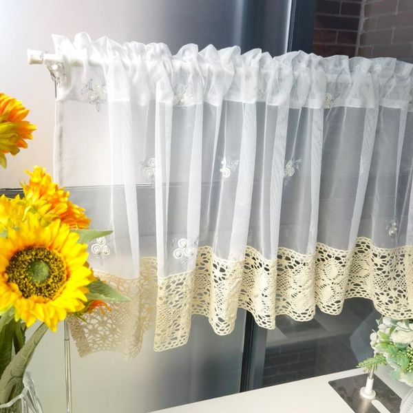 curtain & drapes rod pocket short valance for kitchen cabinet pearl embroidery tulle bottom beige crochet lace elegant half zh426
curtain & drapes rod pocket short valance for kitchen cabinet pearl embroidery tulle bottom beige crochet lace elegant half zh426