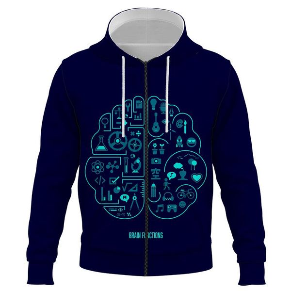 men's hoodies & sweatshirts digital human brain zipper hoodie autumn winter hip hop hoody casual brand 3d sweatshirt men clothing, Black
men's hoodies & sweatshirts digital human brain zipper hoodie autumn winter hip hop hoody casual brand 3d sweatshirt men clothing, Black