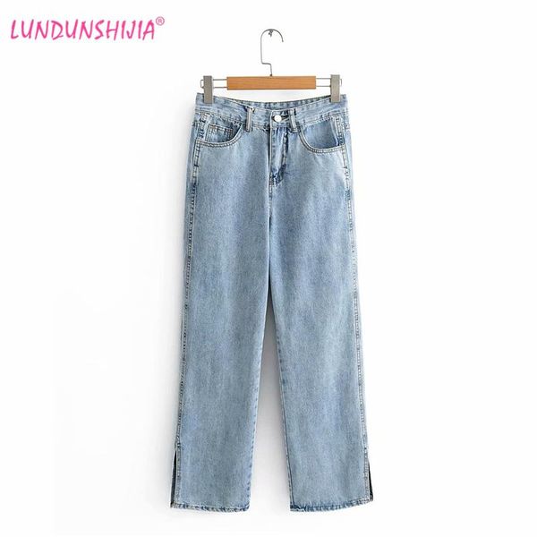 women's jeans lundunshijia woman 2021 spring smmer fashion loose mid waist long pants light blue wide leg denim trousers size s-xl
women's jeans lundunshijia woman 2021 spring smmer fashion loose mid waist long pants light blue wide leg denim trousers size s-xl