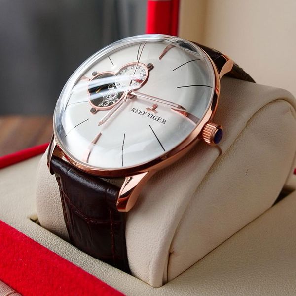 wristwatches reef tiger/rt luxury rose gold watch men's automatic mechanical watches tourbillon with brown leather strap rga8239, Slivery;brown
wristwatches reef tiger/rt luxury rose gold watch men's automatic mechanical watches tourbillon with brown leather strap rga8239, Slivery;brown
