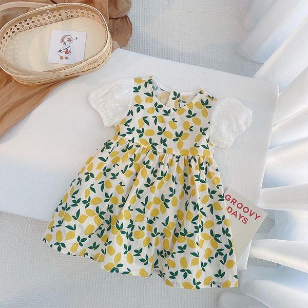 girl's dresses girls dress summer kids korean clothes 2-7 years children lemon print puff sleeve princess vestidos baby outfits, Red;yellow
girl's dresses girls dress summer kids korean clothes 2-7 years children lemon print puff sleeve princess vestidos baby outfits, Red;yellow