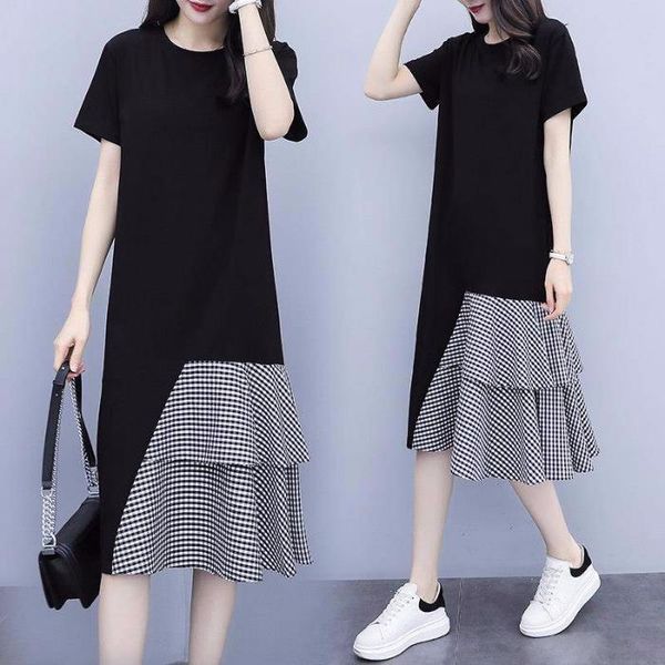 978# maternity clothes summer o neck patchwork cotton short sleeves loose stylish dress pregnant women mom dresses, White
978# maternity clothes summer o neck patchwork cotton short sleeves loose stylish dress pregnant women mom dresses, White