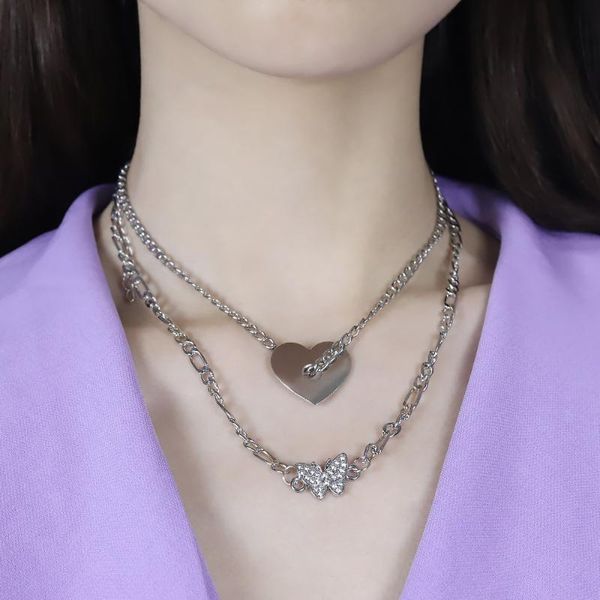 chokers punk style love butterfly double-layer necklace ins cold wind clavicle chain multi-layer hip-hop female jewelry, Golden;silver
chokers punk style love butterfly double-layer necklace ins cold wind clavicle chain multi-layer hip-hop female jewelry, Golden;silver