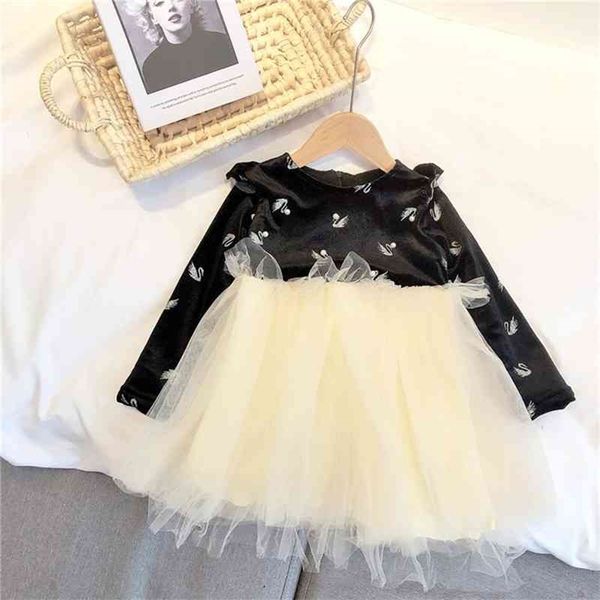 gooporson winter fleece thickened long sleeve princess dress warm little girls costume vestidos pearl swan sequins outfits 210715, Red;yellow
gooporson winter fleece thickened long sleeve princess dress warm little girls costume vestidos pearl swan sequins outfits 210715, Red;yellow