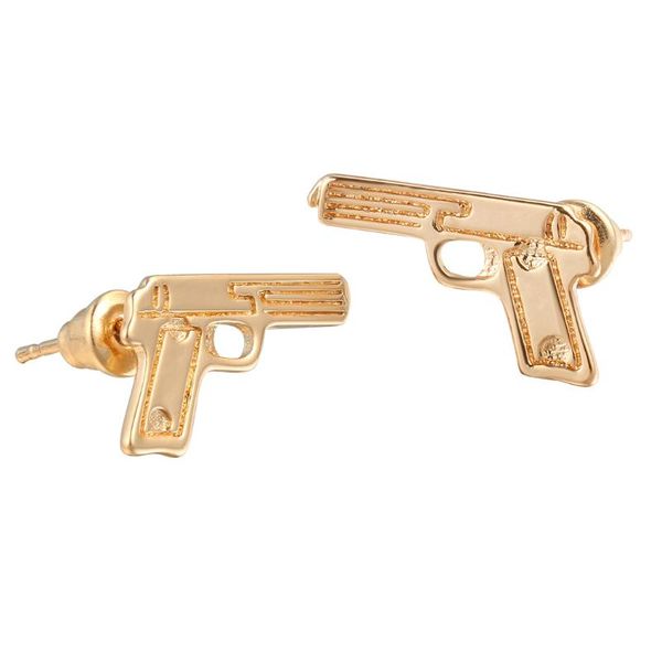 couple fashion pistol earrings personality street celebrity net red with pistols men and women ear jewelry creativ stud, Golden;silver
couple fashion pistol earrings personality street celebrity net red with pistols men and women ear jewelry creativ stud, Golden;silver