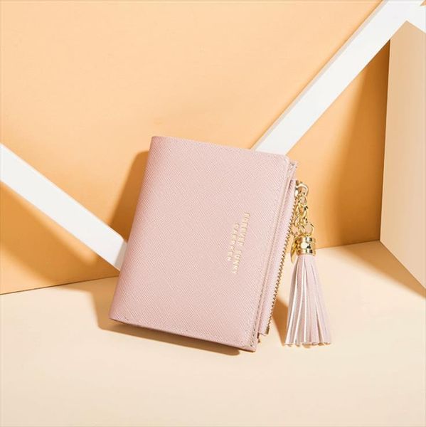 tassel women wallet small cute short leather wallets zipper purses portefeuille female purse clutch, Red;black
tassel women wallet small cute short leather wallets zipper purses portefeuille female purse clutch, Red;black