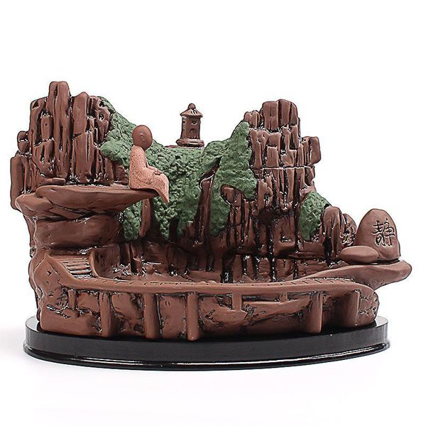 fragrance lamps mountains river smoke waterfall incense burner backflow buddha aroma censer holder office home unique crafts +10pcs cones
fragrance lamps mountains river smoke waterfall incense burner backflow buddha aroma censer holder office home unique crafts +10pcs cones