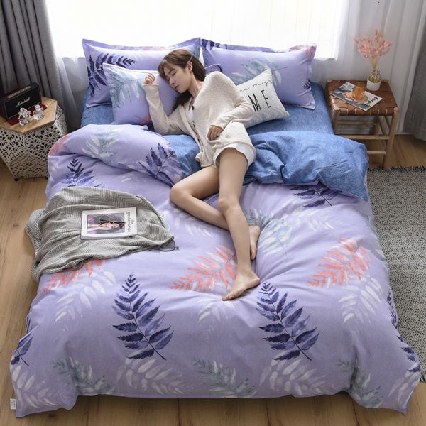 thickened four simple fresh ab version quilt cover student dormitory bed sheet three piece set of bedding
thickened four simple fresh ab version quilt cover student dormitory bed sheet three piece set of bedding