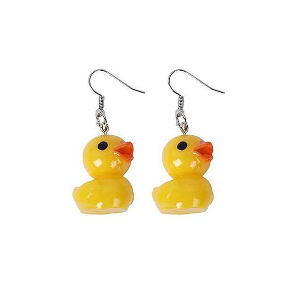 hoop & huggie women's earrings super cute yellow duck pendant ear hook vintage metal retro 2021 trendy fashion female jewelry, Golden;silver
hoop & huggie women's earrings super cute yellow duck pendant ear hook vintage metal retro 2021 trendy fashion female jewelry, Golden;silver