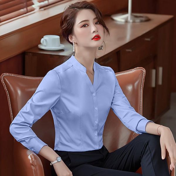 women's blouses & shirts izicfly autumn winter blue stand white women slim casual office elegant fashion korean style blouse plus size
women's blouses & shirts izicfly autumn winter blue stand white women slim casual office elegant fashion korean style blouse plus size