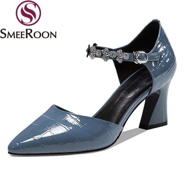 sandals smeeroon 2021 big size 34-42 women genuine leather high heels shoes fashion pointed toe black blue color party
sandals smeeroon 2021 big size 34-42 women genuine leather high heels shoes fashion pointed toe black blue color party