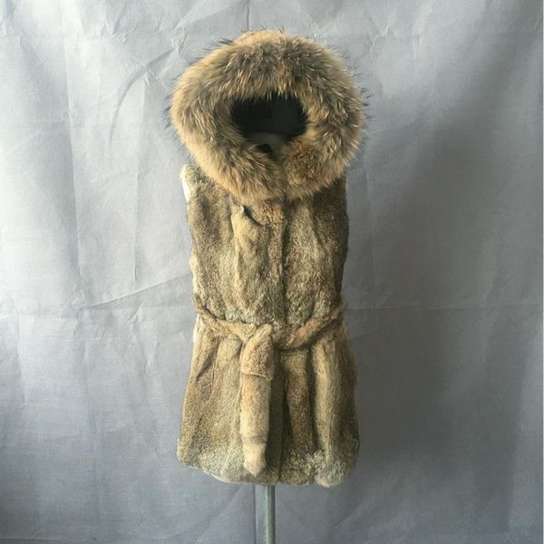 women's fur & faux lady real vest waistcoat raccoon hoody autumn winter women outerwear coats female gilet plus size vf4046, Black
women's fur & faux lady real vest waistcoat raccoon hoody autumn winter women outerwear coats female gilet plus size vf4046, Black