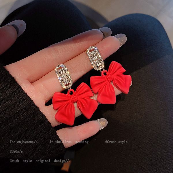 925 silver needle fashion mori tie bow set with diamond earrings net red temperament earrings fashion personalized earrings female
925 silver needle fashion mori tie bow set with diamond earrings net red temperament earrings fashion personalized earrings female