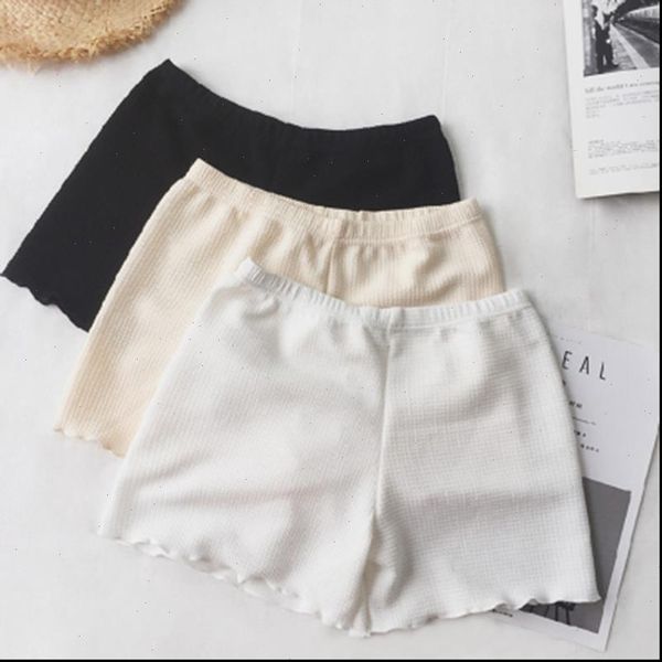 women short summer ice silk shorts ladies outer wear anti light thin section white leggings drop, White;black
women short summer ice silk shorts ladies outer wear anti light thin section white leggings drop, White;black