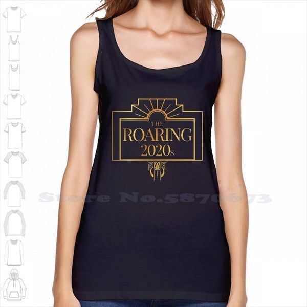 the roaring 20s design custom tank sleeveless vest for men pun, White;black
the roaring 20s design custom tank sleeveless vest for men pun, White;black