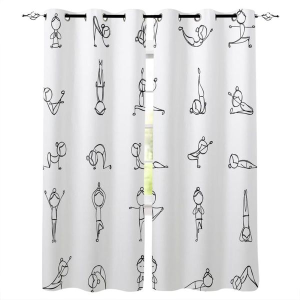 yoga villain line action window curtain kids home decor accessories living room bedroom kitchen children & drapes
yoga villain line action window curtain kids home decor accessories living room bedroom kitchen children & drapes