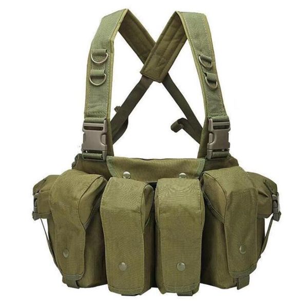 hunting jackets vest military tactical army ammo chest rig combat molle magazine carrier shooting vests gear, Camo;black
hunting jackets vest military tactical army ammo chest rig combat molle magazine carrier shooting vests gear, Camo;black