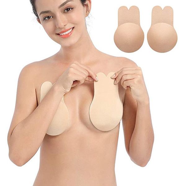 bras for women's adhesive silicone bra gathered nipple cover sticky backless invisible strapless reusable tape, Red;black
bras for women's adhesive silicone bra gathered nipple cover sticky backless invisible strapless reusable tape, Red;black