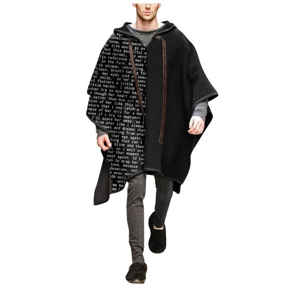 men's hoodies & sweatshirts casual sweatshirt male 2021 winter cloak shawl set head print windbreaker cape woolen coat oversized #01, Black
men's hoodies & sweatshirts casual sweatshirt male 2021 winter cloak shawl set head print windbreaker cape woolen coat oversized #01, Black