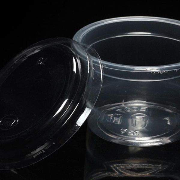 100pcs 120ml disposable portion cups condiment cup with cover for sauce yogurt jelly pudding storage bottles & jars 
100pcs 120ml disposable portion cups condiment cup with cover for sauce yogurt jelly pudding storage bottles & jars