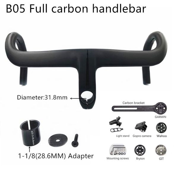 2021 carbon handlebar 28.6mm/31.8mm integrated cycling handlebars road bicycle matt black for bike sports activities
2021 carbon handlebar 28.6mm/31.8mm integrated cycling handlebars road bicycle matt black for bike sports activities