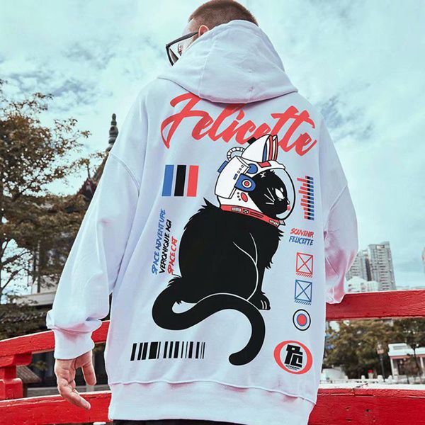 men's hoodies & sweatshirts robot black cat high-street fashion brand wear hooded plus velvet loose fat sweater trendy
men's hoodies & sweatshirts robot black cat high-street fashion brand wear hooded plus velvet loose fat sweater trendy