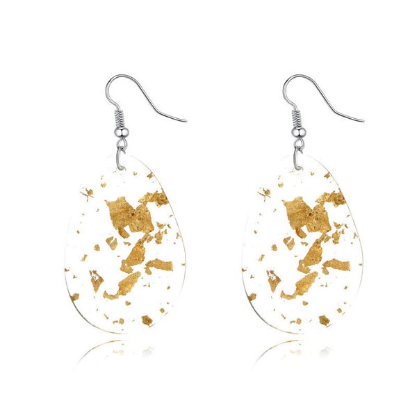 korean acrylic acetate dangle earrings transparent golden foil earrings women jewelry statement pendant, Silver
korean acrylic acetate dangle earrings transparent golden foil earrings women jewelry statement pendant, Silver