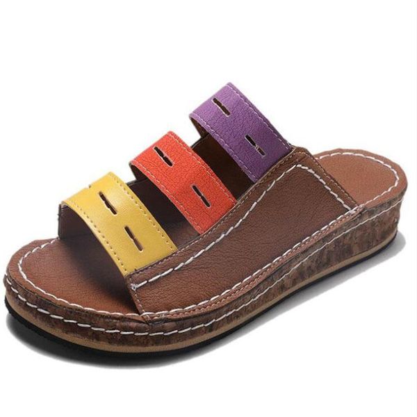 slippers summer wedges pu women fashion sandals woman outdoor slides big size 35-42 beach beautiful ladies, Black
slippers summer wedges pu women fashion sandals woman outdoor slides big size 35-42 beach beautiful ladies, Black