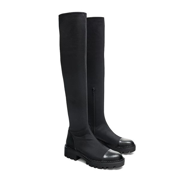 boots 2021 over knee women's socks autumn winter thick heel elastic high barrel knight plush, Black
boots 2021 over knee women's socks autumn winter thick heel elastic high barrel knight plush, Black