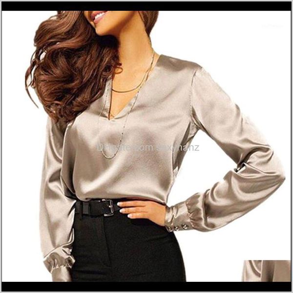 blouses & womens clothing apparel drop delivery 2021 women deep v-neck blouse solid long sleeve shirts spring autumn office lady elegant, White
blouses & womens clothing apparel drop delivery 2021 women deep v-neck blouse solid long sleeve shirts spring autumn office lady elegant, White