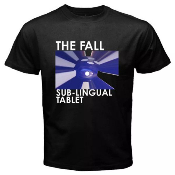 new the fall band sub lingual tablet logo men's black t-shirt size s-3xl, White;black
new the fall band sub lingual tablet logo men's black t-shirt size s-3xl, White;black