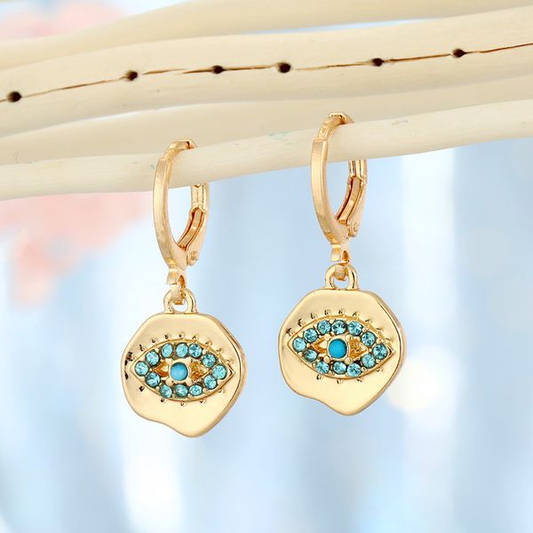 s2223 fashion jewelry turkish symbol evil eyes hoop dangle earrings rhinstone blue eye earring, Silver
s2223 fashion jewelry turkish symbol evil eyes hoop dangle earrings rhinstone blue eye earring, Silver