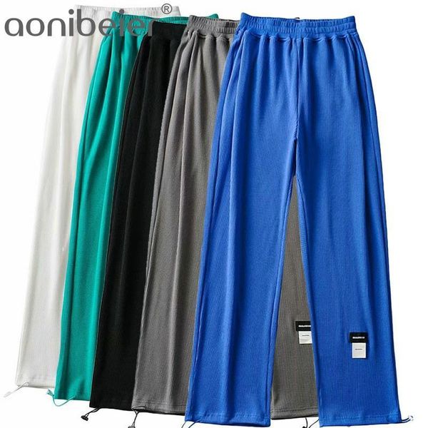 women's pants & capris aonibeier autumn drawcord elastic high waist loose women straight patches folds front drawstring hem female jogg, Black;white
women's pants & capris aonibeier autumn drawcord elastic high waist loose women straight patches folds front drawstring hem female jogg, Black;white