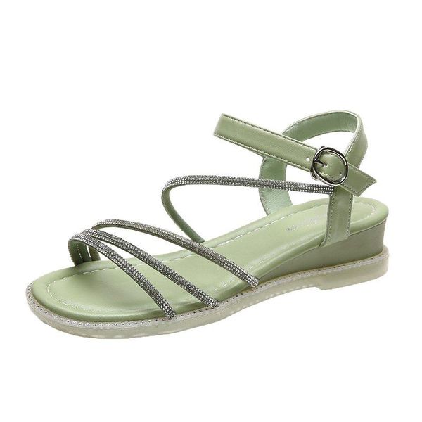 women's sandals fashion simple rhinestone decoration casual all-match solid color outdoor open-toed, Black
women's sandals fashion simple rhinestone decoration casual all-match solid color outdoor open-toed, Black